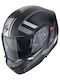 Scorpion Exo-930 Evo Ardens Matt Black-Silver Κράνος Μηχανής Flip-Up ECE 22.06