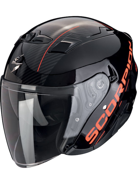 Scorpion EXO-230 QR Black-Red Motorcycle Helmet...