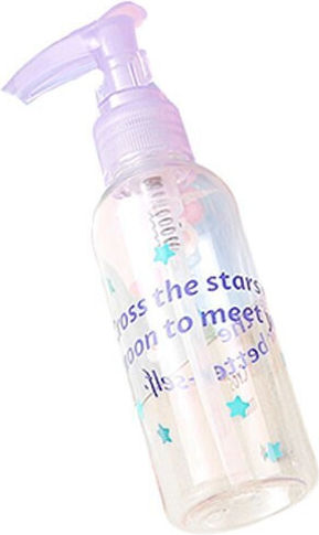 Lotion Flasche Zylindrische Sprühflasche 80ml Violett