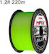 1 2 220 Meters Braided Fishing Line Bait Extra Strong Pe Fishing Line Green