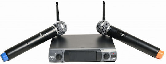 Audio Club X102 Wireless Handheld Microphone Set for Vocals