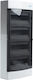 Geyer Ainos Electrical Panel Wall Mounted 4 Rows 12 Elements