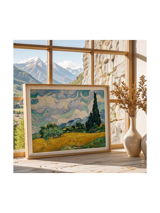 Poster Van Gogh Wheat Field Cypresses Art108 50...
