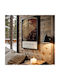 Poster Gustav Klimt Danae Art157 50cm X 70cm Frame Natural Wooden Beige