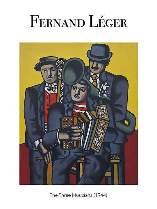 Poster Fernand Leger Three Musicians Art131 50cm X 70cm