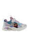 Frozen Kids Anatomic Sneakers with Hoop & Loop Closure and Lights Multicolour