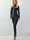 Women's One-piece Jumpsuit Black