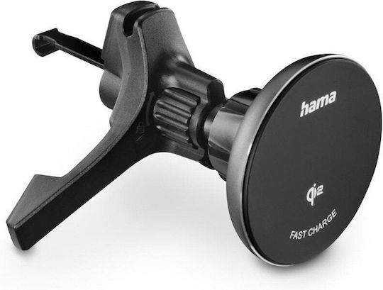 HAMA HAMA Handyhalterung Auto mit Magnet und Kabelloses Aufladen Schwarz