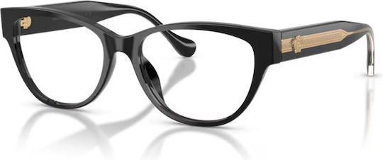 Versace Γυναικείος Σκελετός Μαύρος VE3389U GB1
