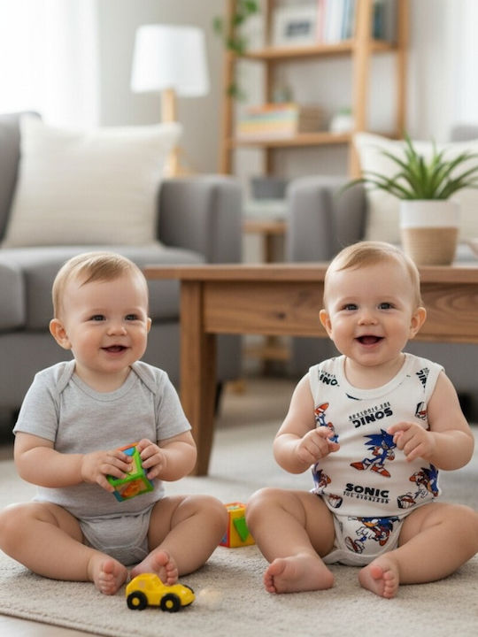 Babydom Подредба Детски Боди Сиви