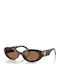Dolce & Gabbana Unisex Sunglasses With Gold Tartaruga Horn-Rimmed Frame And Brown Lenses DG4537 502/73