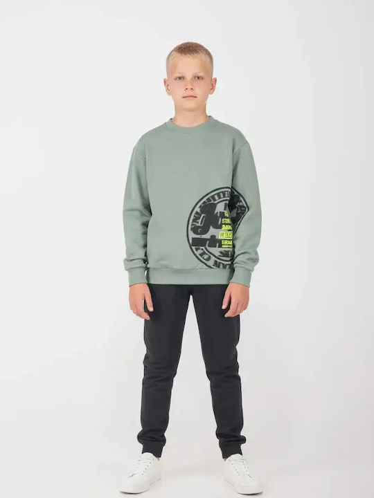 Joyce Kids Sweatpants Set Khaki