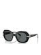 Vogue Unisex Sunglasses with Black Horn-Rimmed Frame and Black Lens VO5706SB W44/81