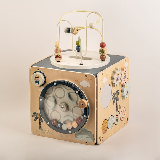 Wooden Activity Cube Baby Activity Toys