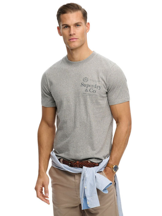 Herrenblusen Kurzarm T-Shirt Grau