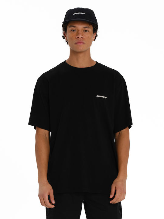 T-shirt Μαύρο