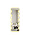 Hanah Home Wandspiegel Ganzkörper Mit Weißem Kunststoffrahmen & LED Beleuchtung 135x52cm