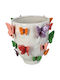 Vază Decorativă Ceramică Multicoloră 24.5x24.5xÎ25cm
