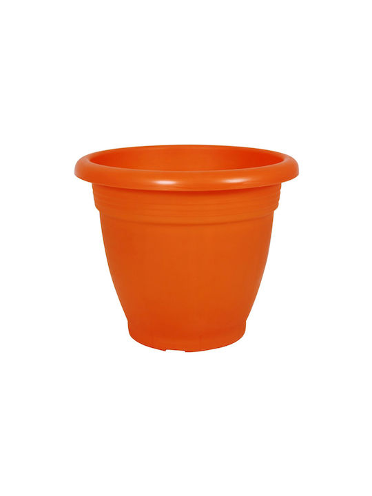 Sic Plast Plastic Orange Flower Pot 30x30x24cm