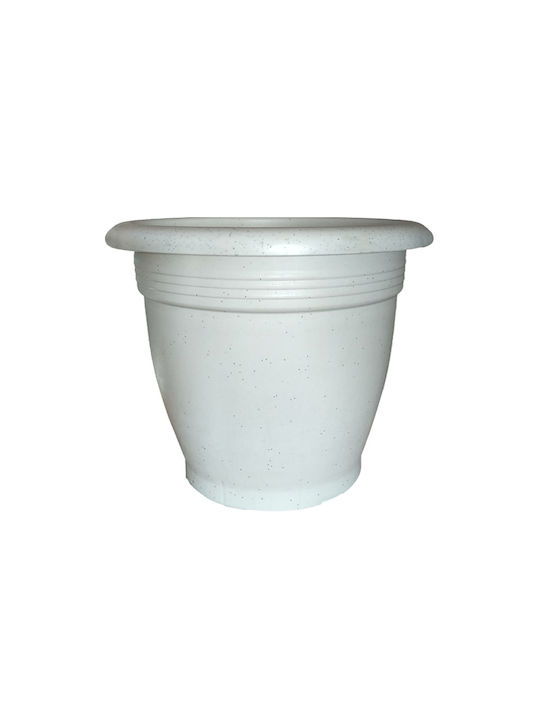 Sic Plast Plastic Granite Flower Pot 30x30x24cm