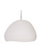 HomeMarkt White Hanging Ceiling Light with E27 Socket 44.5x38.5x29cm