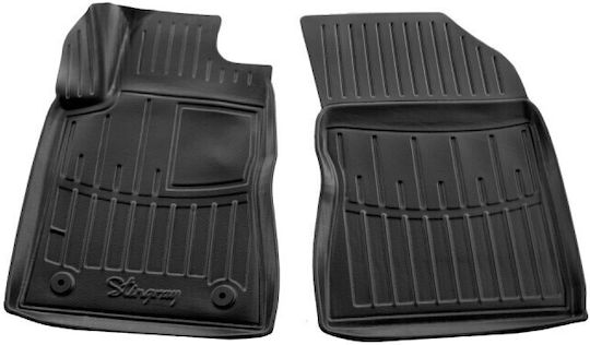 Race Axion Car Mats Citroen C3 Right 2016 5-Door Rubber Raised Sides Protective Fasteners Passenger Cars 2 Pieces 5003072/st Race Axion 5003072/st