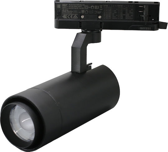 Adeleq Spot Led Alb Cald Pentru Tavan În Culoare Neagră