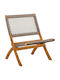 Fylliana Gartenstühle Hölzernes Beige 72x60x75cm