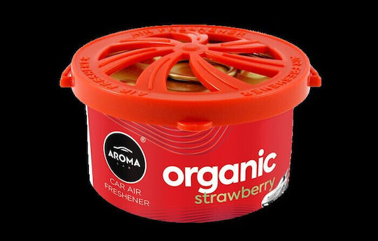 Αρωματικο Αυτοκινητου Χωρου Κονσερβα Organic Strawberry 40gr Aroma Car Agroequip