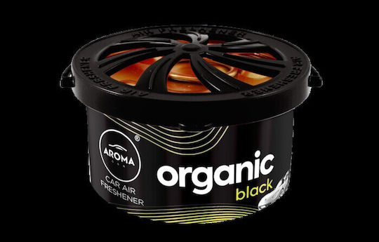 Αρωματικο Αυτοκινητου Χωρου Κονσερβα Organic Black 40gr Aroma Car Agroequip