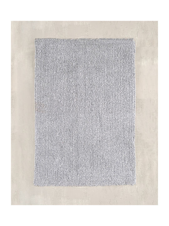 Rythmos Bath Mat Cotton 120-200-204 White-Grey 50x80cm