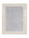 Rythmos Covoraș de Baie Bumbac 120-199-204 Alb-Gri 50x80cm