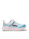 Clifton 10 Kids Sports Shoes Running with Hoop & Loop Closure Blue