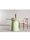 Dallas 3740 Round Extendable Wooden Table Light Green 75x75cm