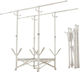 Folding Floor Clothes Drying Rack Made of Metal