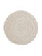 Lalos Round Beige Wicker Placemats 18cm