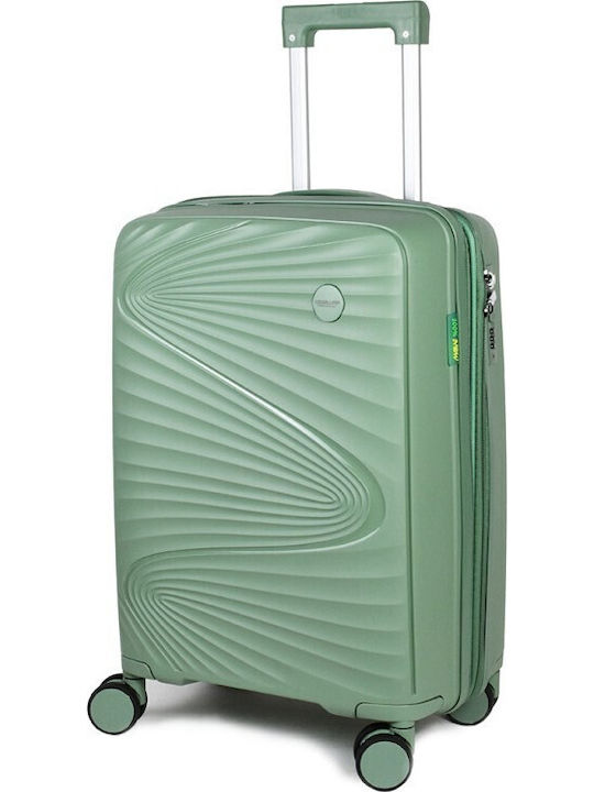 Colorlife Large Green Travel Suitcase with 4 Wheels