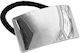 Hair Elastic Metal Silver