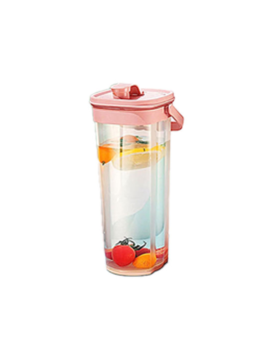 Wasserflasche Kunststoff Mit Schraubdeckel Rosa