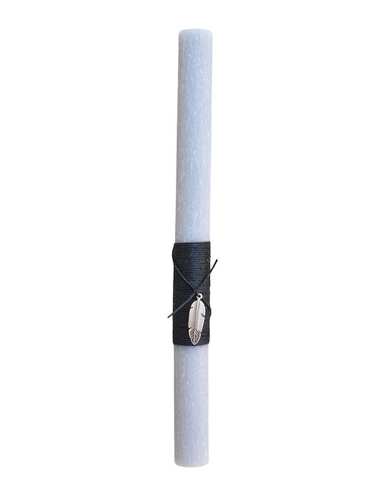 Easter Candle Round Scented and Handmade Gray