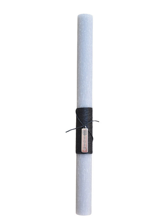 Easter Candle Round Scented and Handmade Gray