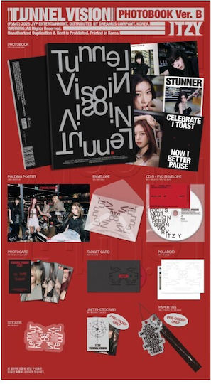 Itzy Tunnel Vision Photobook Ver 2 Types Random