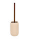 Atmosphera Plastic Beige Bathroom Toilet Brush