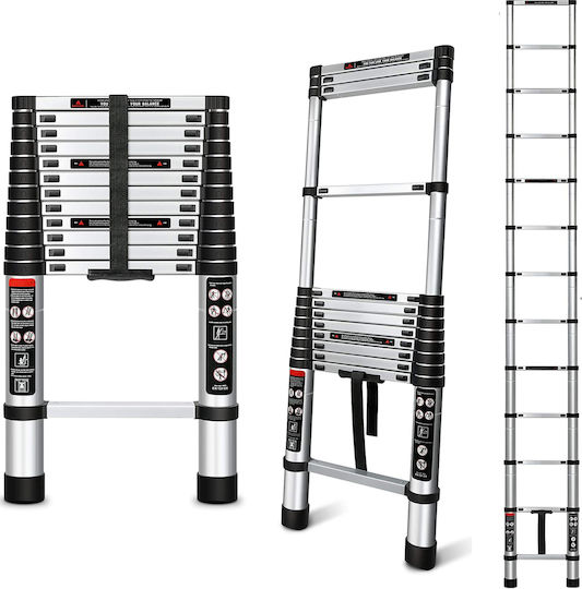 Teleskopleiter Aluminium Einheit Maximale Höhe 3,2m