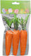 Set of 3 Rope Carrots 14cm Bunnys 932294