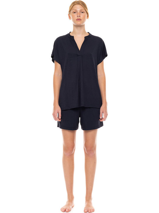 Pink Label Sommer Damen Schlafanzug-Set Cosmos ...