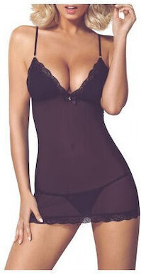 Obsessive Sensual Sen-001 Chemise Thong Μεγεθος Εσωρουχων L Xl