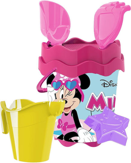 Κουβαδάκι Minnie Ø17cm Ποτιστήρι Σετ=6 Τεμ Disney 25639