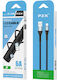 PZX USB-A към Lightning Кабел Черен 1м 1234567894831