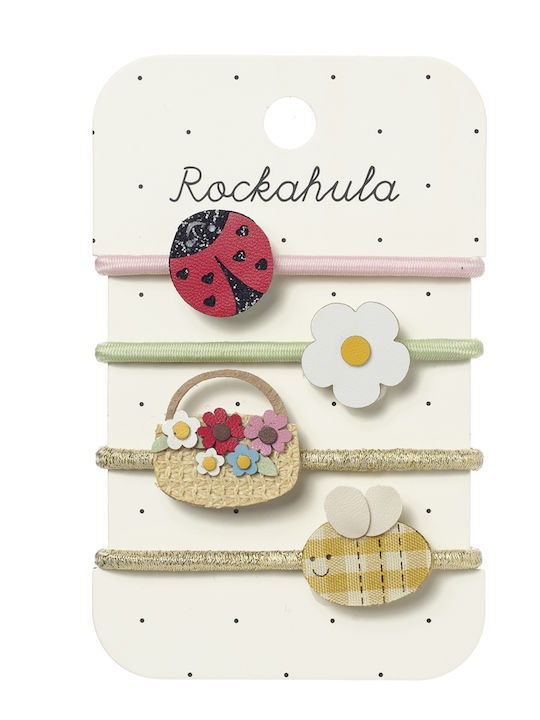 Rockahula Set Kids Multicolour Hair Ties 4 Pieces